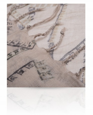 Палантин Унисекс ZW-TAPE/BEIGE